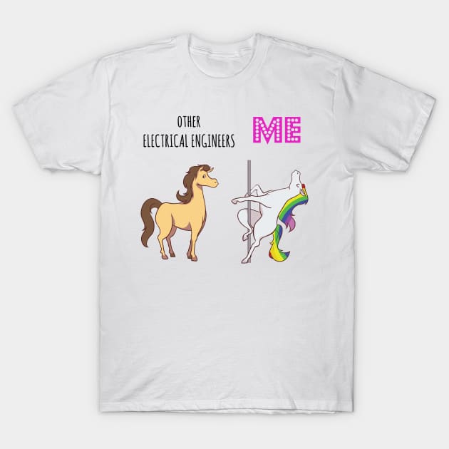Other electrical engineer Unicorn T-Shirt by IndigoPine